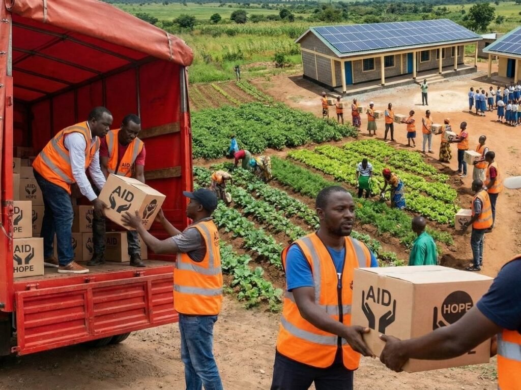 إدارة عمليات الإغاثة والتنمية أثناء الكوارث والأزمات وبعدها